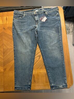 NWT Ava & Viv Plus Skinny Power Stretch Jeans Women’s Size 24W